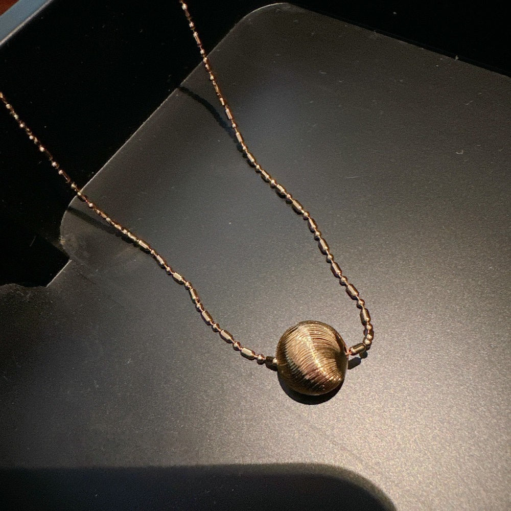 Vintage Italian brushed pine cone cross gemstone necklace, pigeon egg zircon necklace, layered and worn