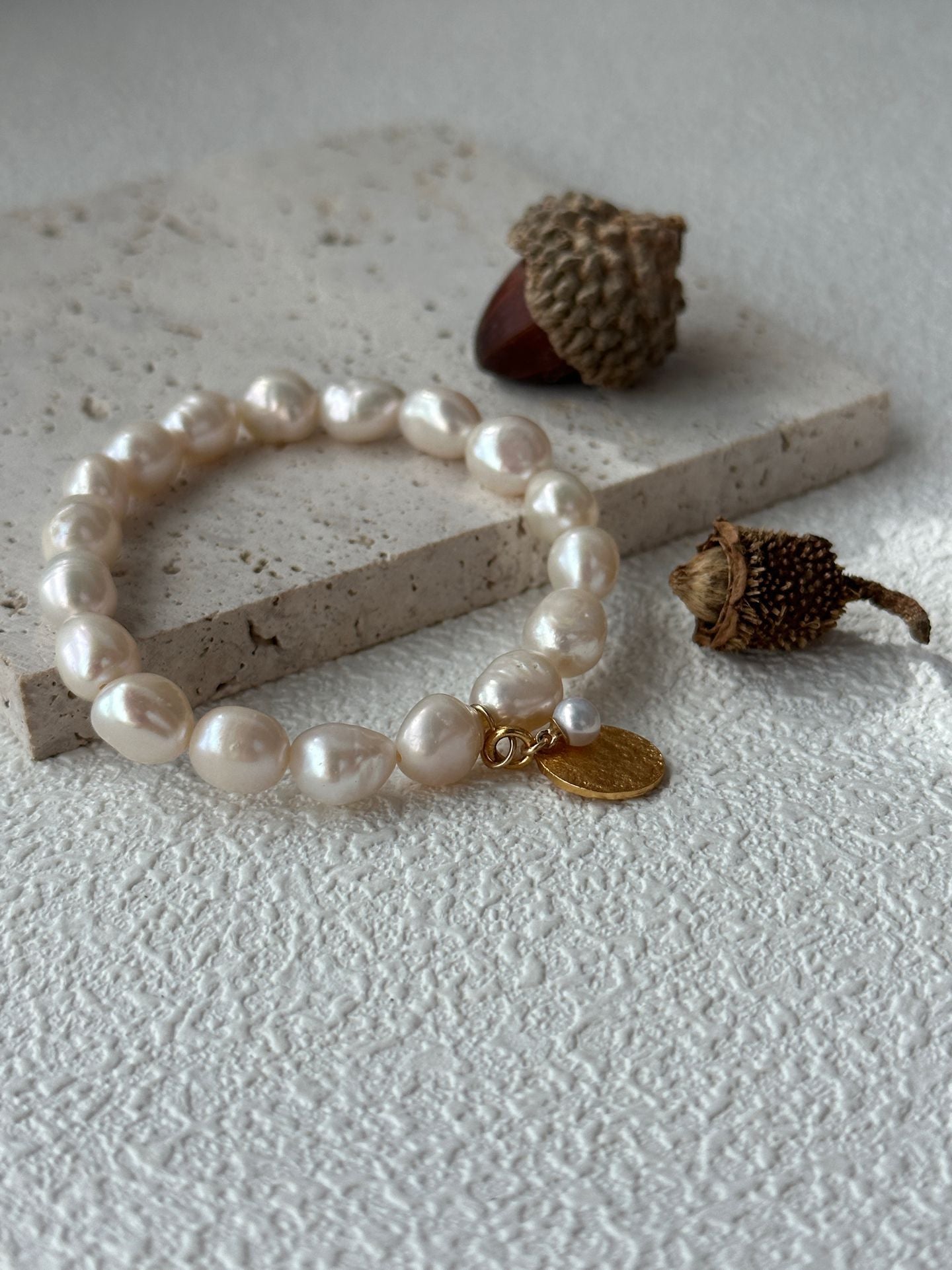 Gold-plated silver, 18K small hardware, 14K gold-filled bracelets and necklaces