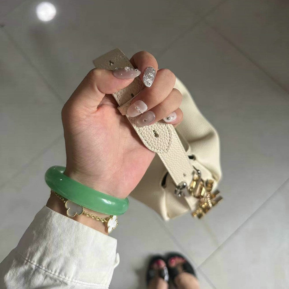 Violet High Ice Noble Consort Jade Marrow Bracelet Half Mountain Half Water Far Mountain Dai Agate Bracelet