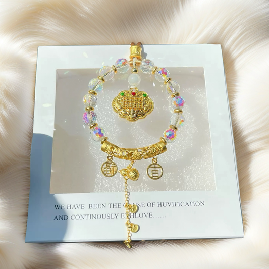 Lucky charm car hanging fortune-turning plate, car accessory, crystal pendant, safe car decoration, abacus car hanging ornament