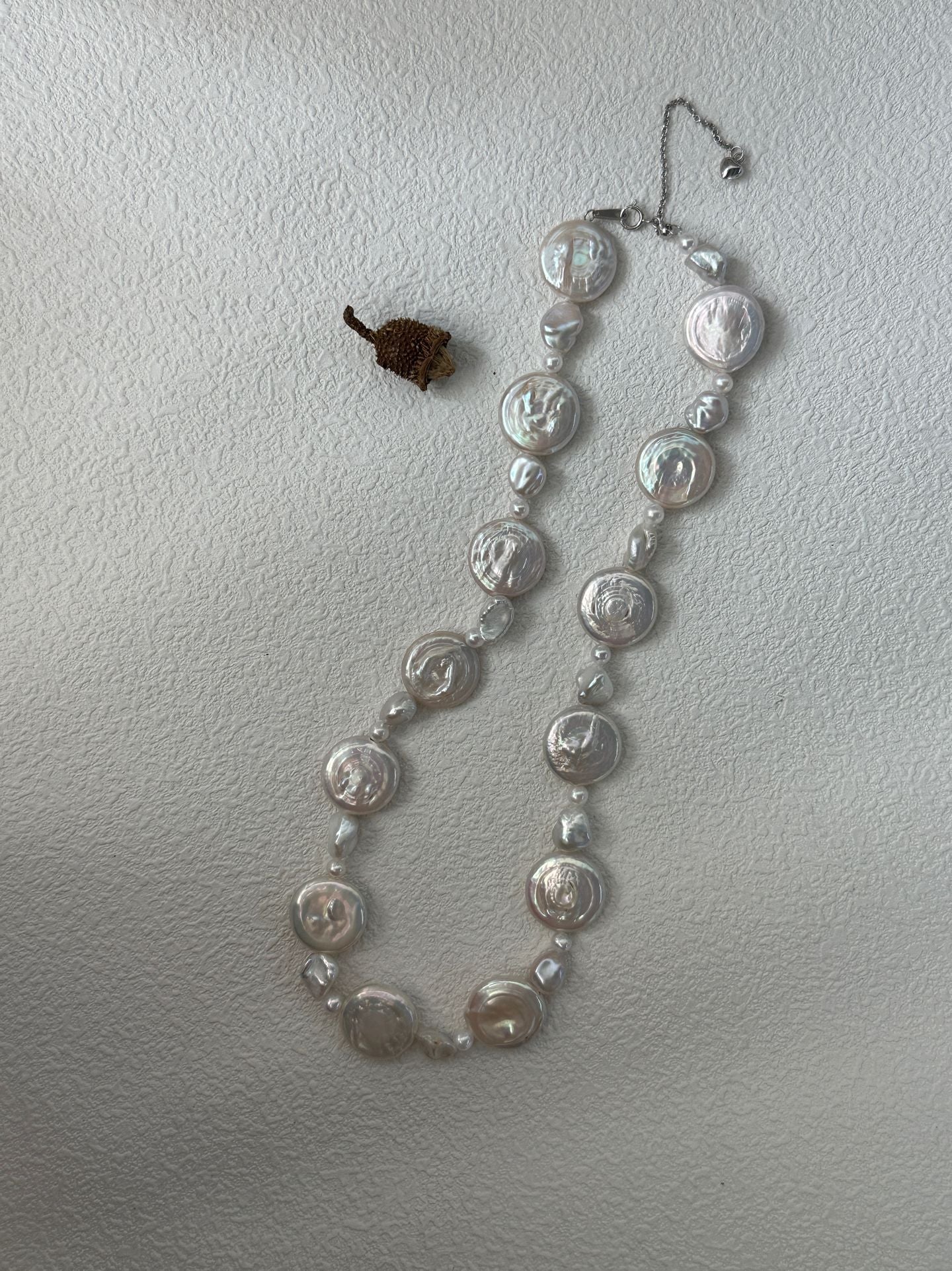 Natural Freshwater Pearl Sun Moon Floating Rest Baroque Pearl Bracelet Girl's Gift Mother's Day Gift Pearl Handmade Necklace  Ring